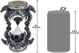 Design Toscano Socha přesýpacích hodin s gotickou výzdobou, polyresin, plnobarevný, 15 cm Sošky a plastiky Naty Shop