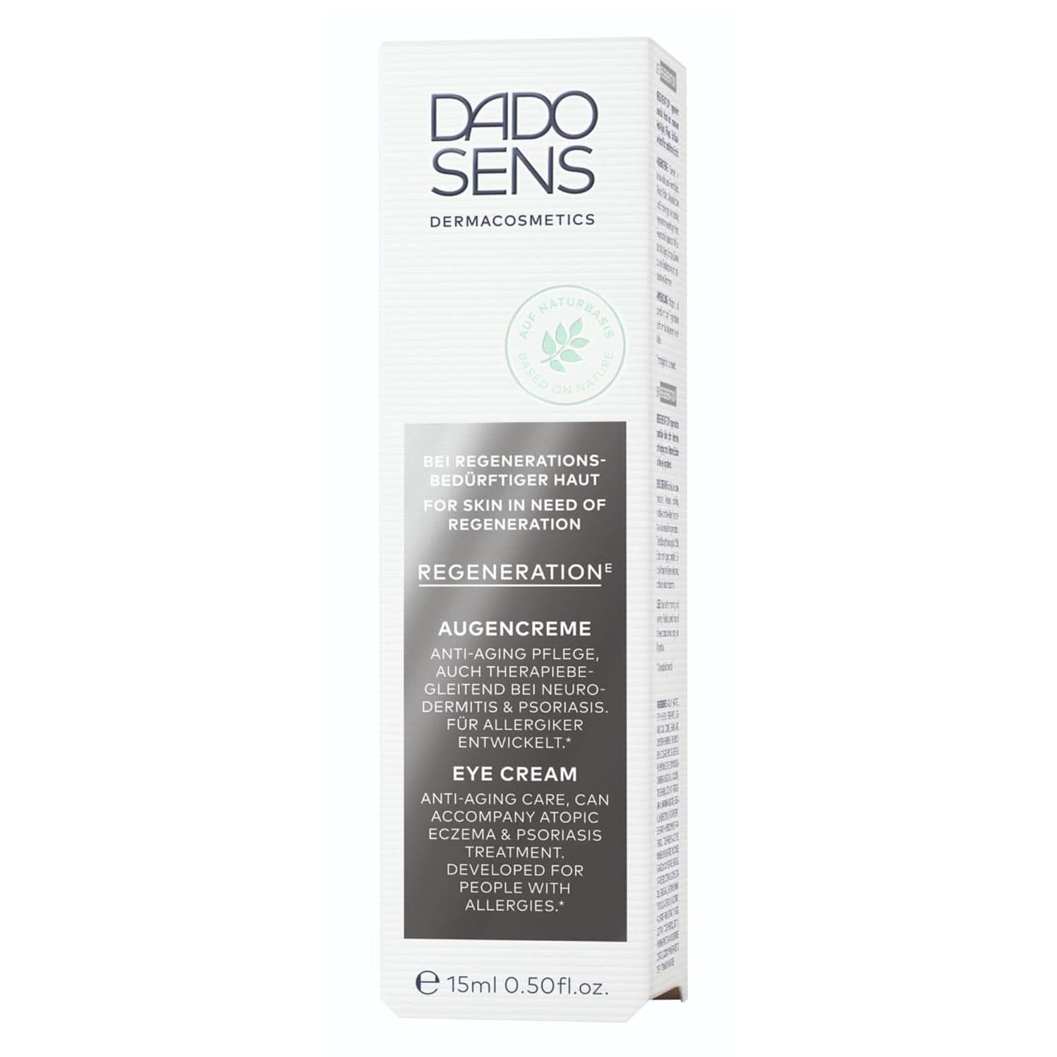DADO, hydratační krém pro zralou pleť, 15 ml Kosmetika a kosmetika Naty Shop