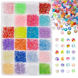 GZMAYUEN 920Pcs Zlatá Stříbrná Perlen s plochým zády pro nehty, Halbrunde Weiße Beige Perlen na nehty, Kleine Halbrunde Perlen s plochým zadním dílem Für DIY Nail Art Decor
