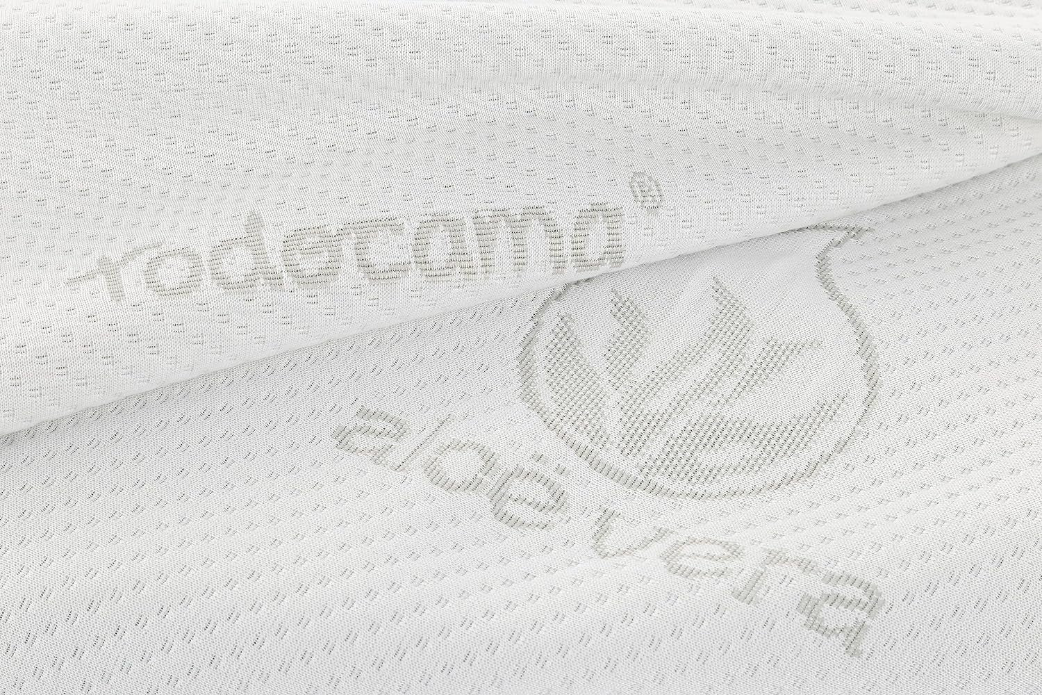 Todocama - Memory polštář, aloe vera, 2 kusy, 70 cm, bílé standardní polštáře Naty Shop