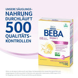 BEBA Expert HA 2 Pokračovací mléko po 6 měsících, kojenecká výživa s hydrolyzovanou bílkovinou, pouze laktóza, bez palmového oleje, balení 6 ks (6 x 550 g) Naty Shop