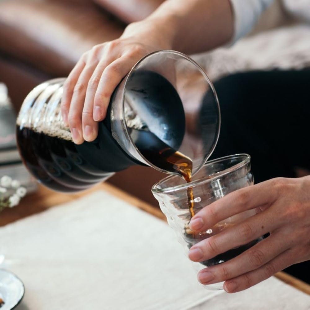 VDD-02B VD 700 ml V60 Karafa s odkapávačem, na 2-3 šálky, průhledná