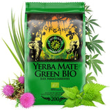 BIO Bio čaj maté ● čaj Yerba maté s citronovou trávou ● 200 g Čerstvý čaj brazilské maté ● Nepražený, sušený horkým vzduchem ● Pouze bio suroviny ● Sypaný zelený čaj