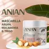 ARGÁN výživa y suavidad mascarilla 350 ml Maska na vlasy Naty Shop