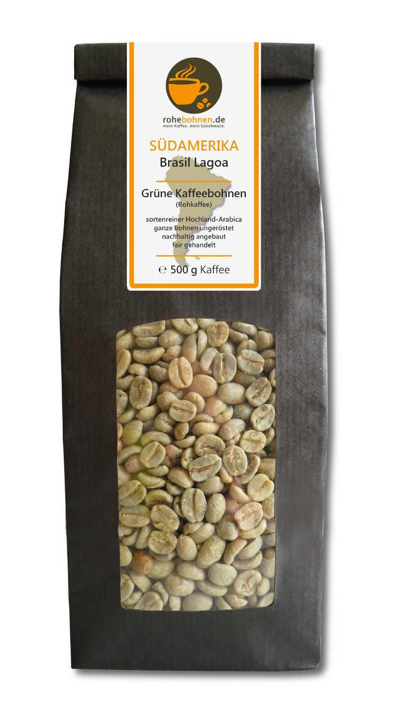 Raw káva - Zelená káva Keňa, Indie, Brazílie (snížené balení zrnkové zelené kávy 3x500g) - certifikát GMP
