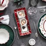 Villeroy & Boch - Toy's Delight Gravy Set, 4 kusy, Servírovací talíř s miskami, Sada vánočních misek, Dekorace na hrací stůl, Servírovací tác, Misky, Vánoční nádobí, Prémiový porcelán