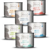 MjAMjAM - Prémiové mokré krmivo pro kočky - Delicious Mix Pack III Strava pro vaši kočku 6 balení (6 x 200 g) Bez obilovin s extra masem