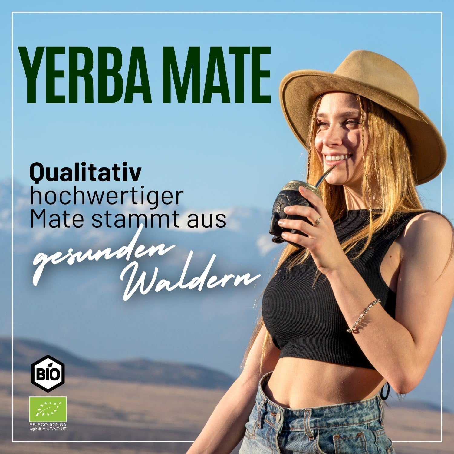 VITSTORM® Slim Tea Kardamom – BIO čaj Yerba Mate – Detoxikační a diuretický čaj – 100G