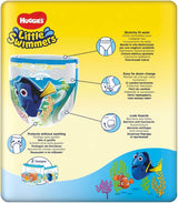 Jednorázové plenky Huggies Little Swimmers Velikost 2-3 - 36 Kalhotky celkem