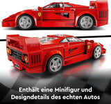 LEGO Speed Champions Ferrari F40 Super sportovní auto, sada se sestavitelným autíčkem a minifigurkou řidiče, sbírka stavebnic pro děti, dárek pro chlapce a dívky 76934 Stavebnice Besuche den LEGO-Store