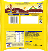 Nestlé Crunchy Waffle Delicious Mléčná čokoláda Vaflová tyčinka Multi Pack 1 balení (3 x 26 g každý)