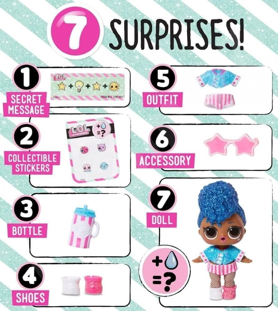 LOL Surprise Glitzer Series - Glitzer-Puppen im 12er-Pack - 80+ překvapení s loutkami, outfity, doplňky a dalšími - Spielzeug mit Wasserüberraschung - Für Mädchen und Jungen ab 4 Jahren