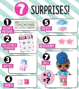 LOL Surprise Glitzer Series - Glitzer-Puppen im 12er-Pack - 80+ překvapení s loutkami, outfity, doplňky a dalšími - Spielzeug mit Wasserüberraschung - Für Mädchen und Jungen ab 4 Jahren