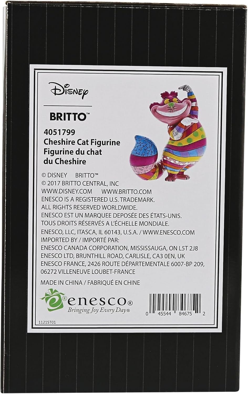 Disney Britto Collection Figurka Cheshire Cat, barevné sošky a sochy Naty Shop