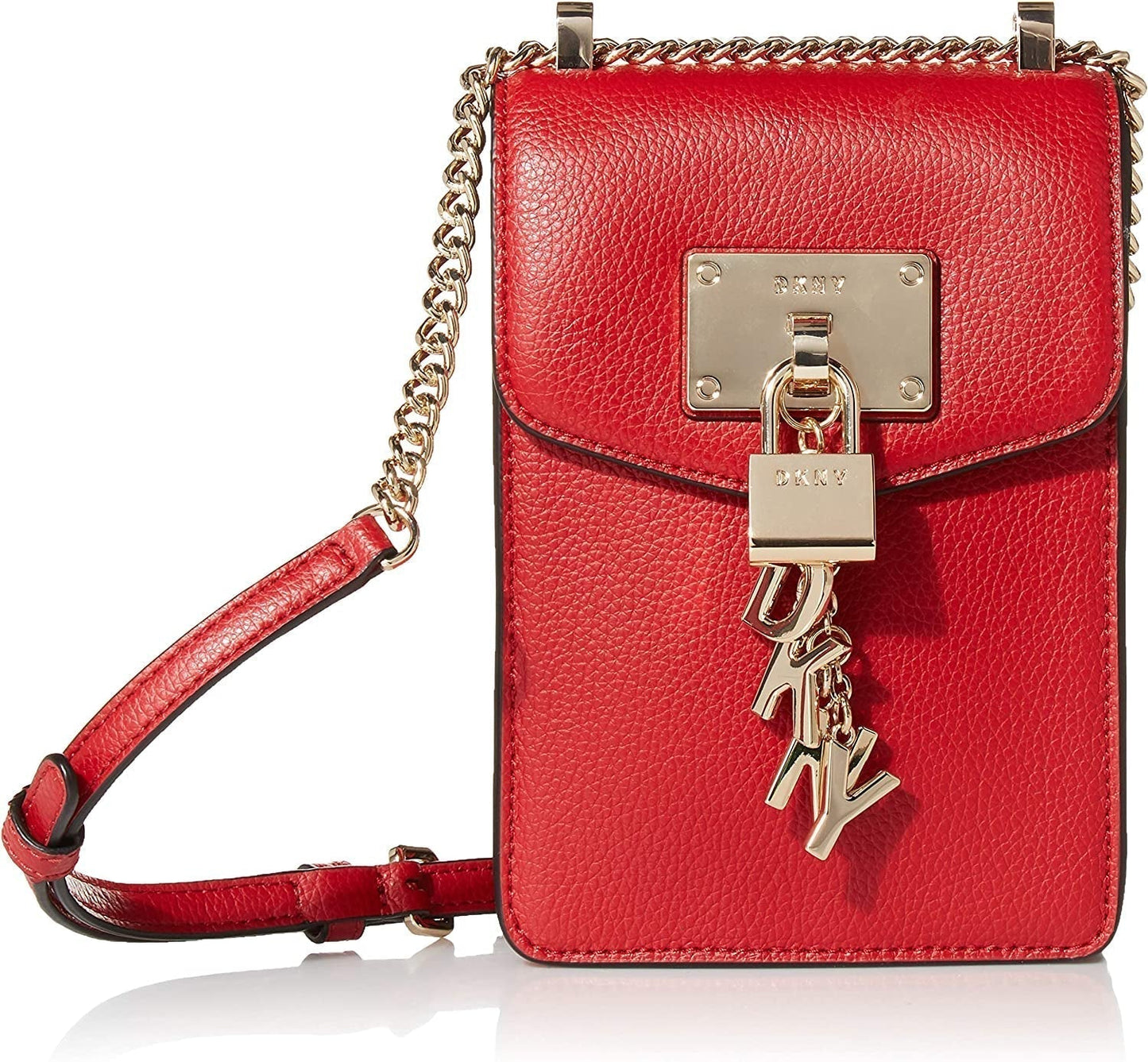 Crossbody kabelka přes rameno DKNY Elissa N/S Dámské kabelky Naty Shop Brt Red