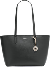 DKNY Dámská střední kožená taška Bryant Tote Bag, černá / zlatá Dámské tašky Naty Shop Výchozí název