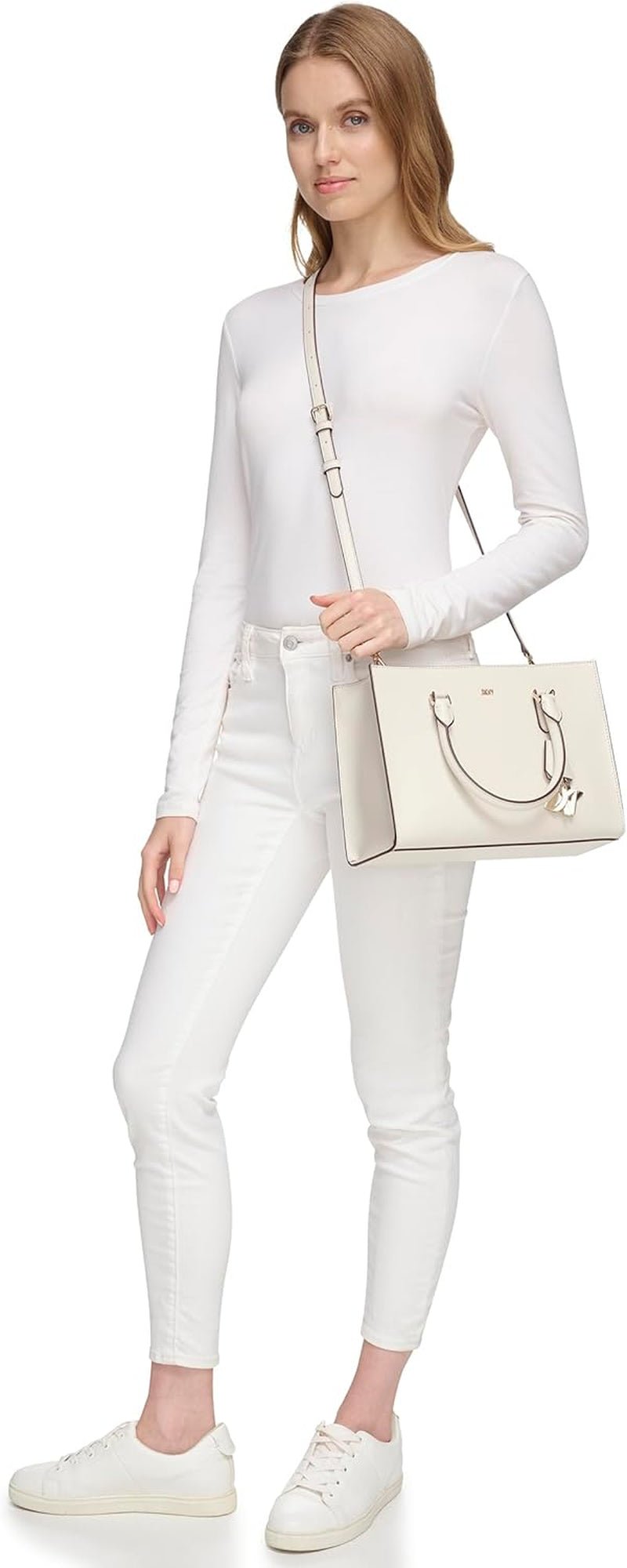 Dámská brašna DKNY Perri s logem, univerzální dámské tašky Naty Shop