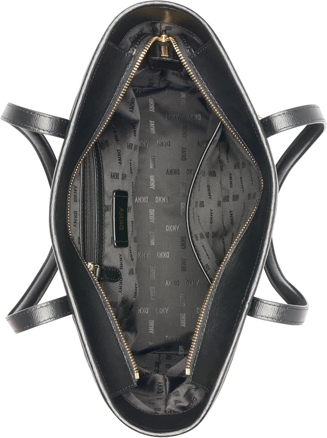 DKNY dámská kabelka R31AFR73-XLB-1, černé logo / černé dámské tašky Naty Shop