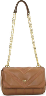 Taška přes rameno DKNY Flap Bags Women Naty Shop Cashew
