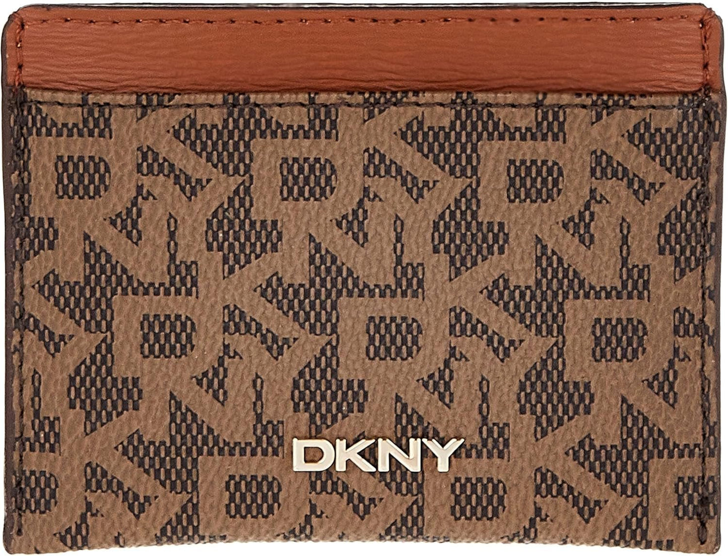 DKNY Dámské Cestovní příslušenství Bryant L Obálka Držák na karty Peněženka Dámské Naty Shop Mocha/Karamel Jedna velikost pro všechny