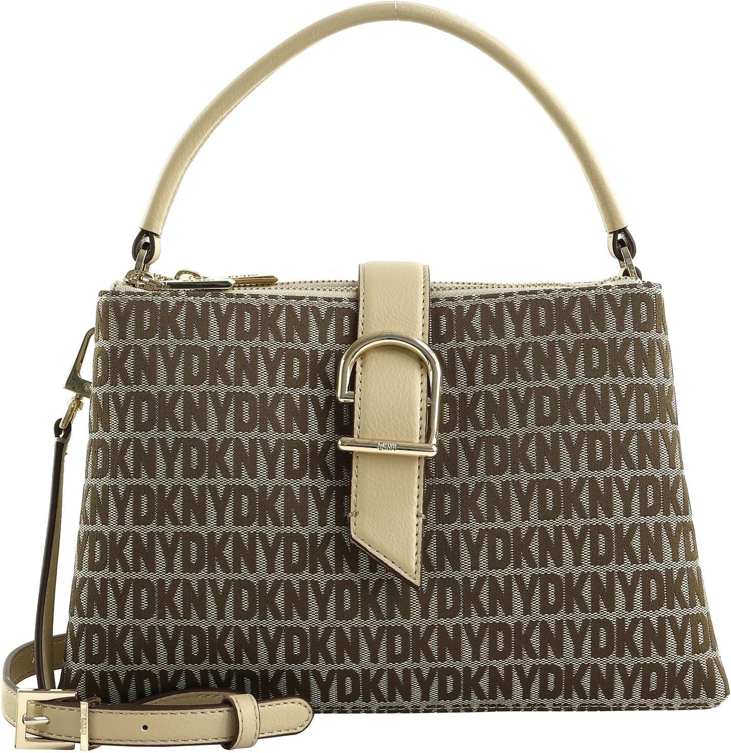 DKNY Dámská taška na každý den Satchel Dámské tašky Naty Shop Chino/ světlá khaki