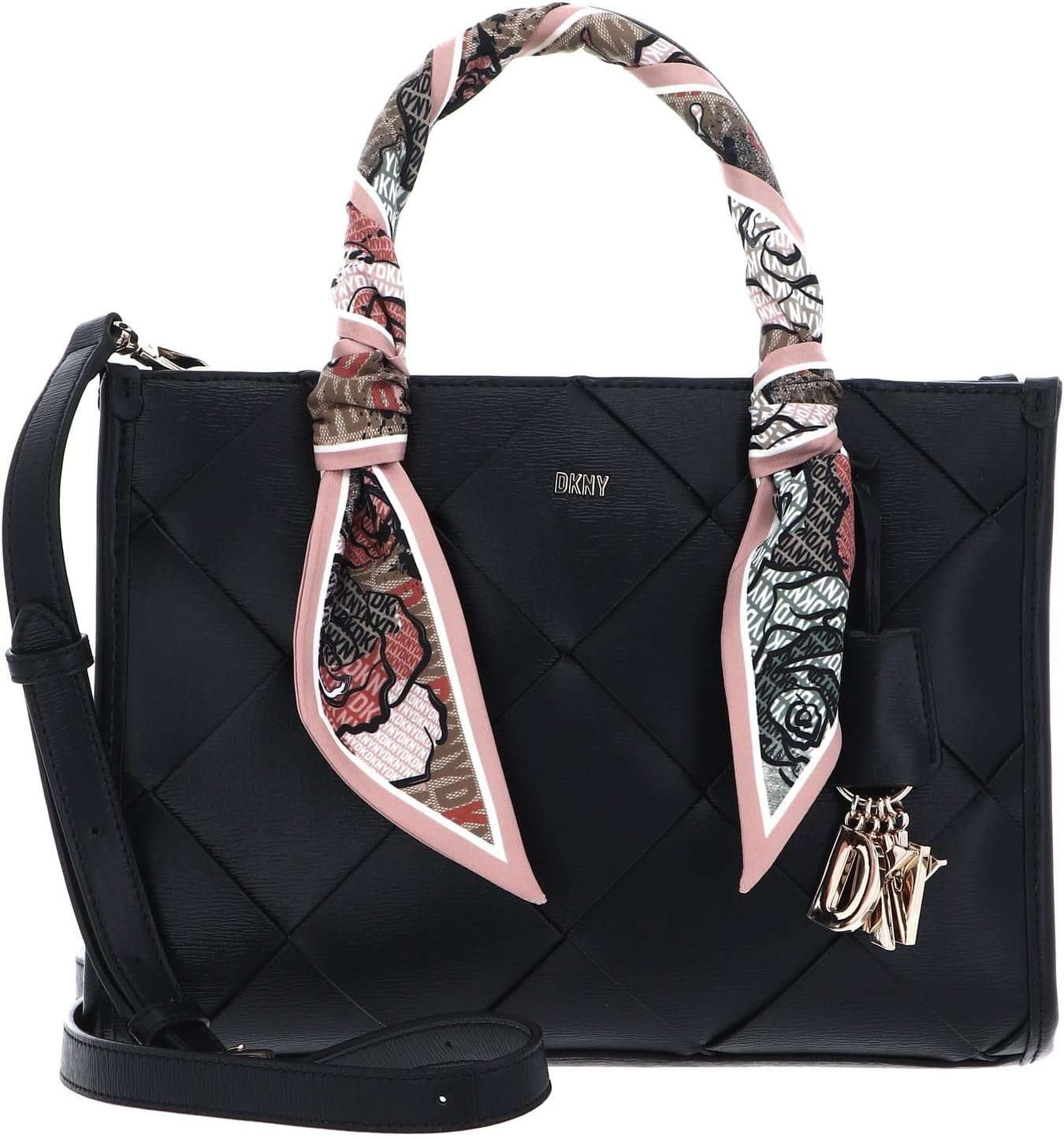 DKNY Dámská taška na každý den Satchel Dámské tašky Naty Shop Černá / Zlatá