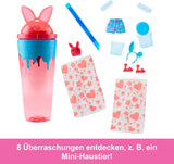 Panenka Barbie Pop Reveal a příslušenství Set Shakes Series Roztomilé vonící kotě Módní panenka a mazlíček s 8 překvapeními včetně změny barvy JCN87