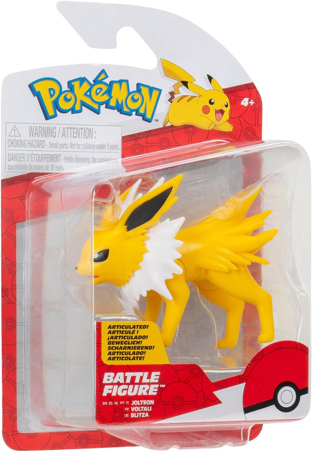 Pokémon PKW3574 - Balíček bitevních figurek - Blitza, oficiální detailní figurka, 7,5 cm akční figurky Naty Shop