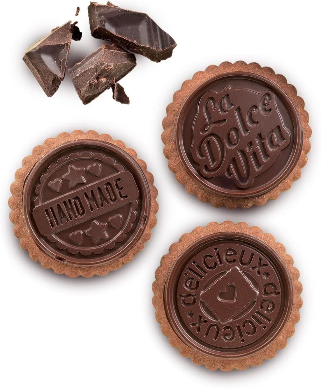 Silikomart 22.165.77.0165 CKC05 COOKIE DOLCE VITA SLIM Kitchen Naty Shop