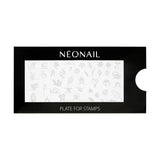 NÉONAIL Nagel Stempel Mit Schaber - Nägel Selber Machen - Razítko na nehty - Nageldesign Für Nagel Schablone - Francouzské nehty Stempel - Silikon Nagelstempel