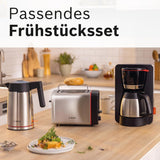 Bosch MyMoment TKA6M273 Filtrační espresso kávovar, 1L termokarafa, 8-12 šálků, Anti-Drip systém, otočný držák filtru, odvápňovací program, vyjímatelná nádržka na vodu, 1200 Watt, matná černá