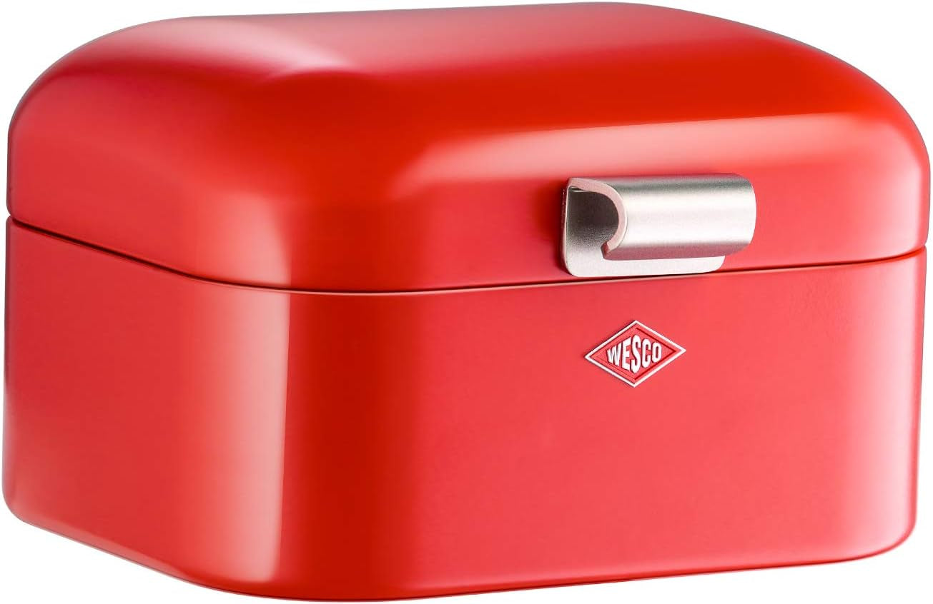 Wesco 235 001 Mini Grandy košík na chléb 17 x 18 x 12 cm (D/Š/V) růžový, nerez Dózy na potraviny Naty Shop Red