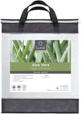 Tural - Přikrývka 150 X 220 cm s úpravou Aloe Vera, výplň z vláken 300 G/M², měkká, prodyšná, certifikovaná Oeko-Tex (bílá, postel 90 cm) Přikrývky a přikrývky Naty Shop