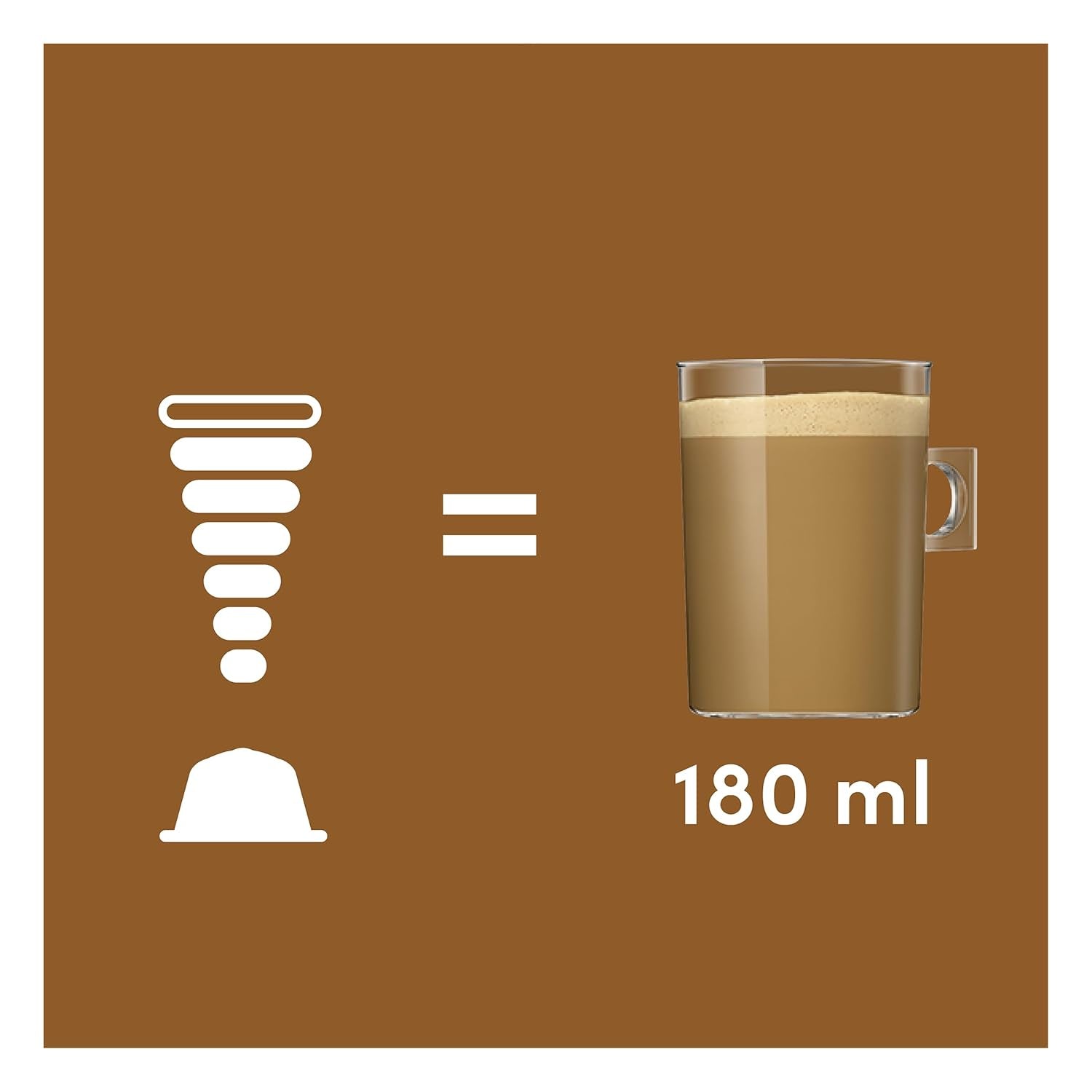 NESCAFÉ DOLCE GUSTO Café au Lait Kaffeekapseln 6er Pack (6 x 16 kapslí)