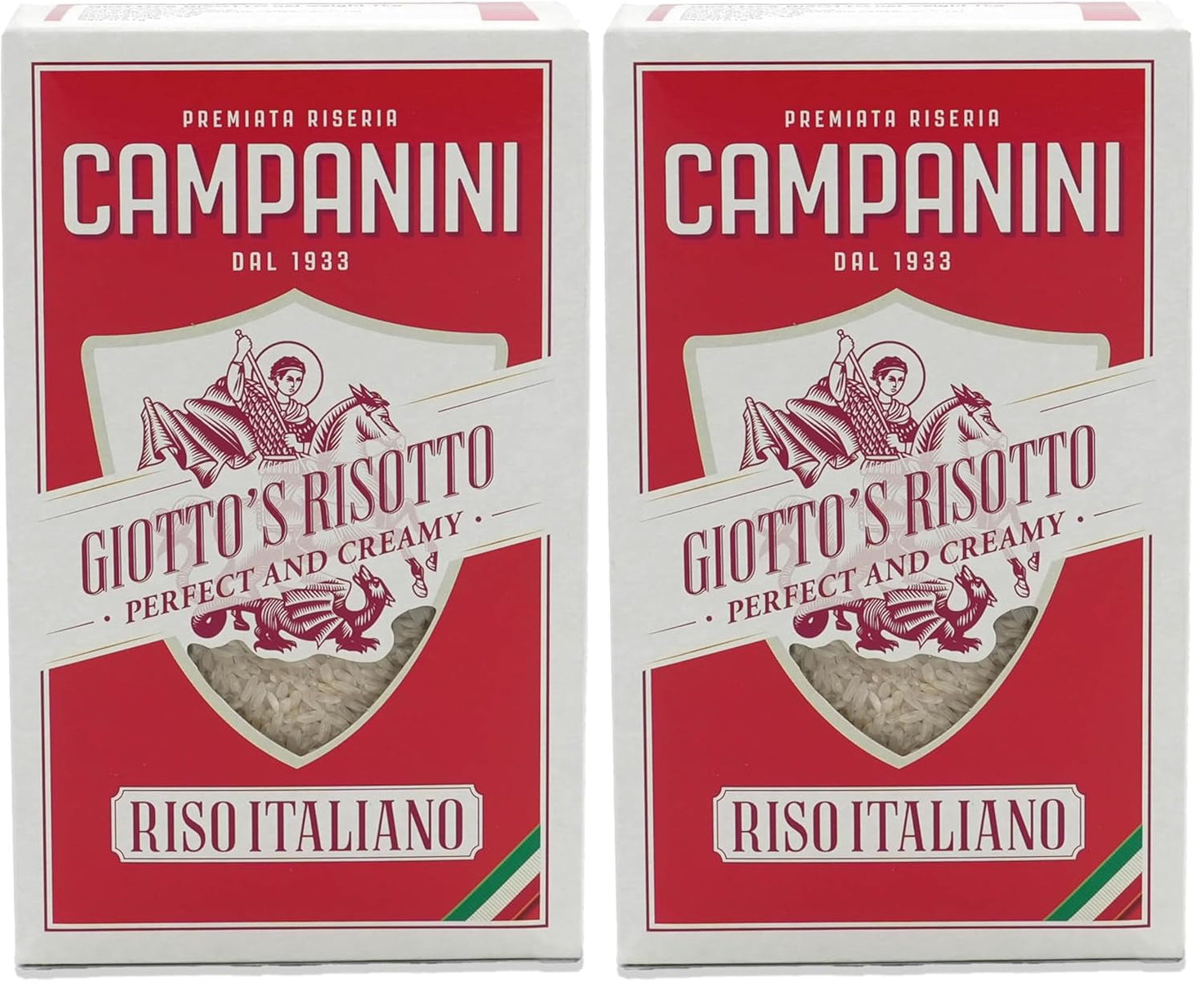 Originální rýže na rizoto | Campanini rýže na rizoto | 1000 g | z Itálie | Rizota a polévky