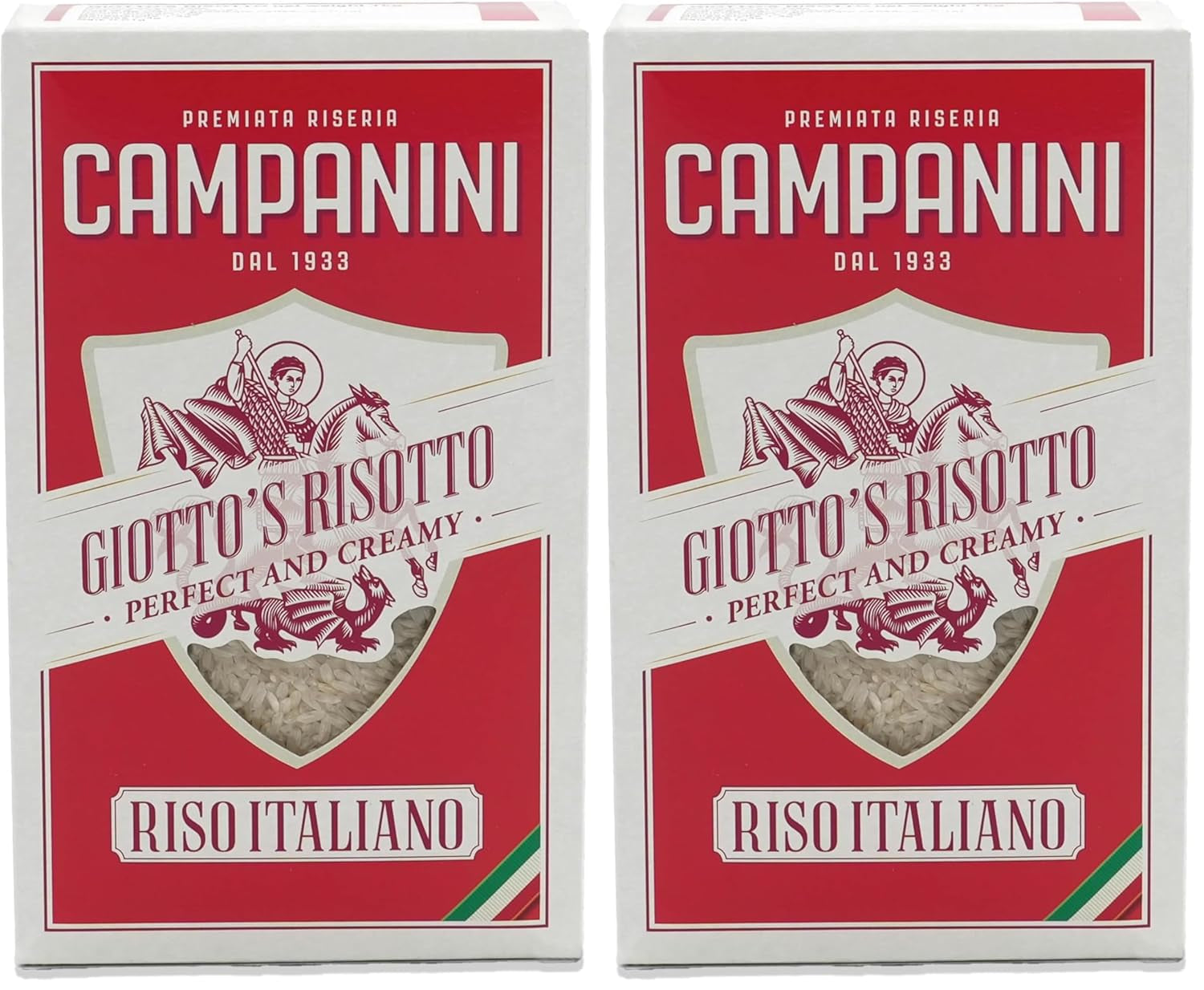 Originální rýže na rizoto | Campanini rýže na rizoto | 1000 g | z Itálie | Rizota a polévky