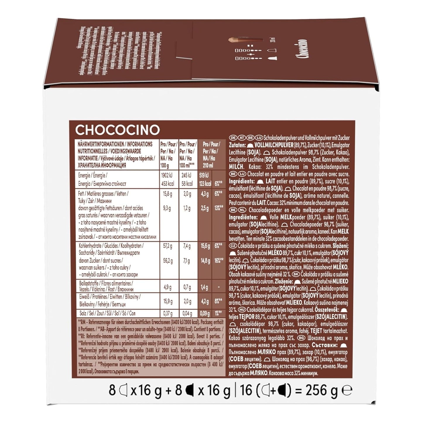 NESCAFÉ DOLCE GUSTO Chococino Kakaokapseln 3er Pack (3 x 16 Kapseln)