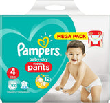 Plenky Pampers 81657566 Baby-Dry Pants, bílé