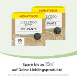 LILLYDOO Eco Pants Velikost 7 (17+ kg) Měsíční balení (85 kusů)
