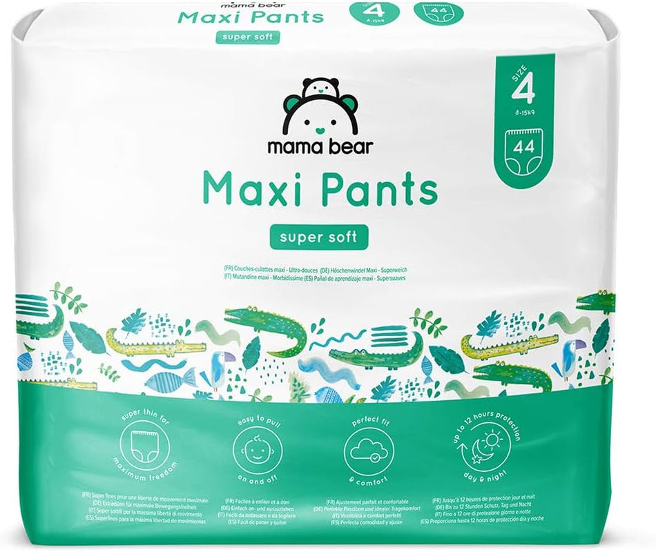 Značka Amazon: Mama Bear Pull-Up XXL plenky, velikost 6 (18-30 kg), 72 kusů (2 balení po 36)
