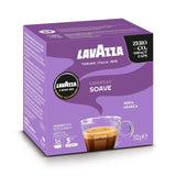 Lavazza, A Modo Mio Soave 256 Kaffeekapseln, für einen leichten und eleganten Espresso s aromaticschen Noten von Blumen, 100% Arabica, Intensität 5/13, medium Röstung, 16 Packungen mit je 16