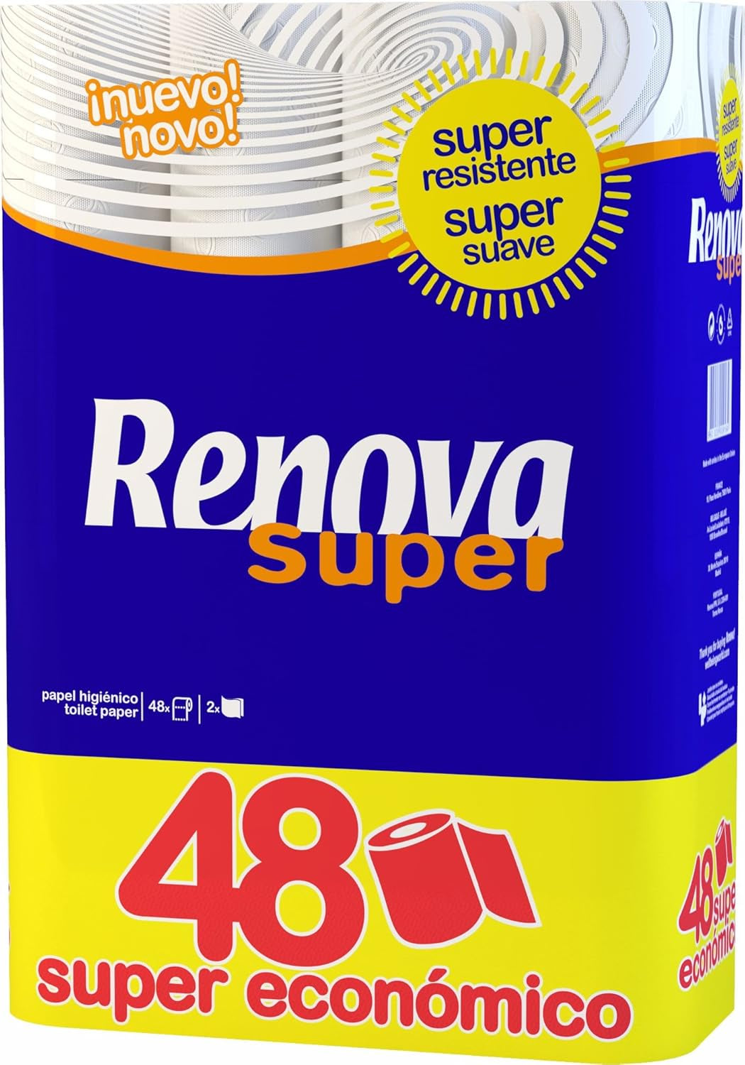 Toaletní papír Renova Super, 48 rolí