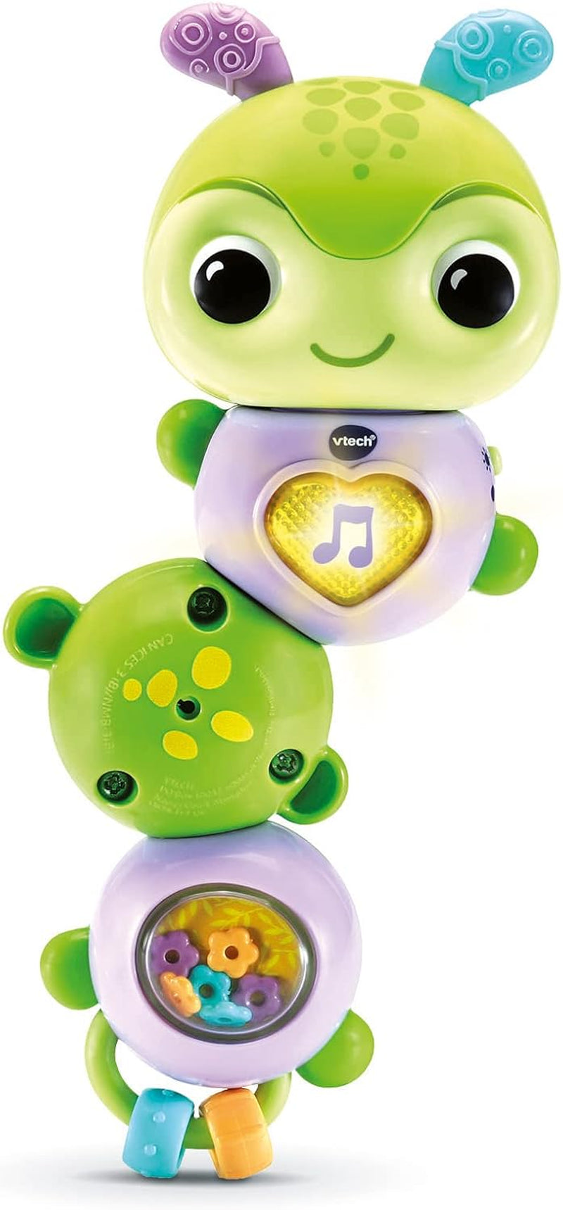 VTech Baby Spinning Fun Caterpillar - Mluvící a zpívání Interaktivní hračka na zvonek a motorické dovednosti - Na 6-24 měsíců Hračky pro miminka Naty Shop