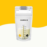 Medela sáčky pro skladování mateřského mléka 25 ks, cca. 200 ml, bílá (španělská verze) Potraviny a doplňky pro kojení Bebe Naty Shop