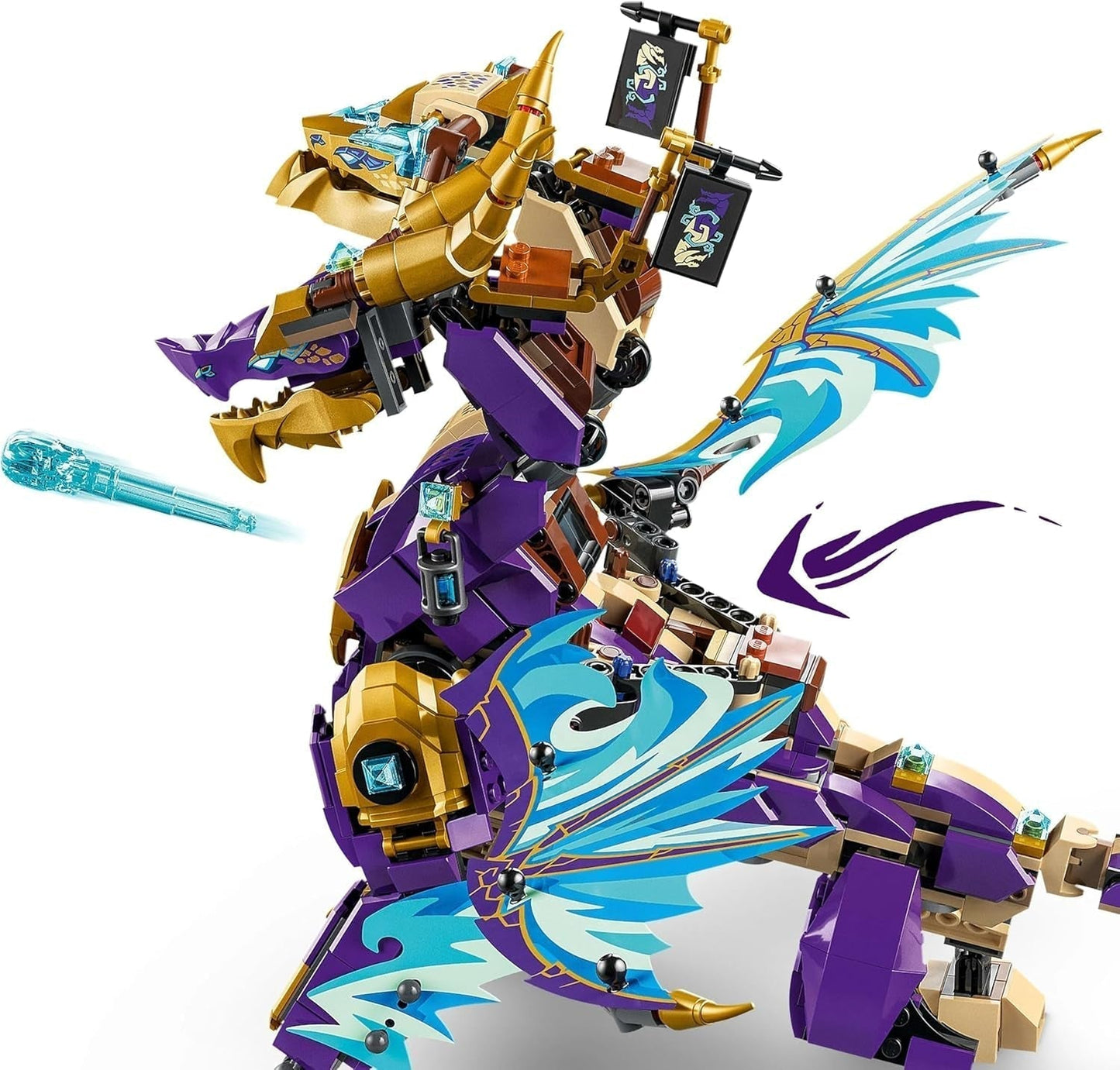 LEGO NINJAGO Lightbow Dragon - hračka s 8 minifigurkami a Spinjitzu kolem - interaktivní ninja stavební hračka pro chlapce a dívky starší 9 let - tip na dárek pro fanoušky 71836 Stavebnice Besuche den LEGO-Store