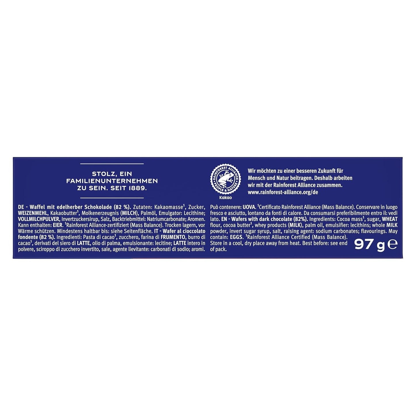 BAHLSEN Edelherb čokoládové oplatky - Edelherb čokoládové oplatky (1 x 97 g)