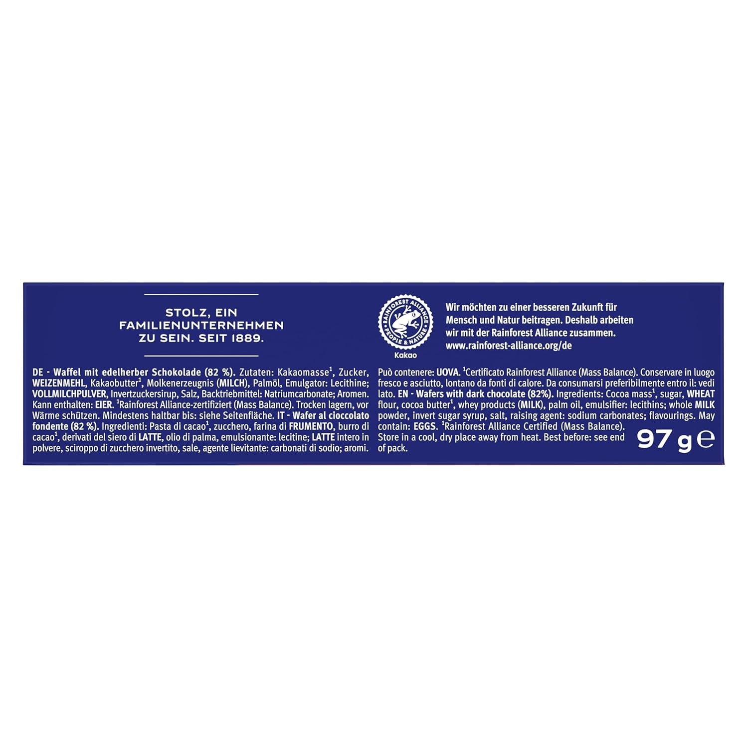 BAHLSEN Edelherb čokoládové oplatky - Edelherb čokoládové oplatky (1 x 97 g)