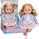 BABY born Sophia Rose - 36 cm měkká panenka - Panenka s kvalitními blond vlásky a ospalýma očima - Vhodné pro děti od 1 roku