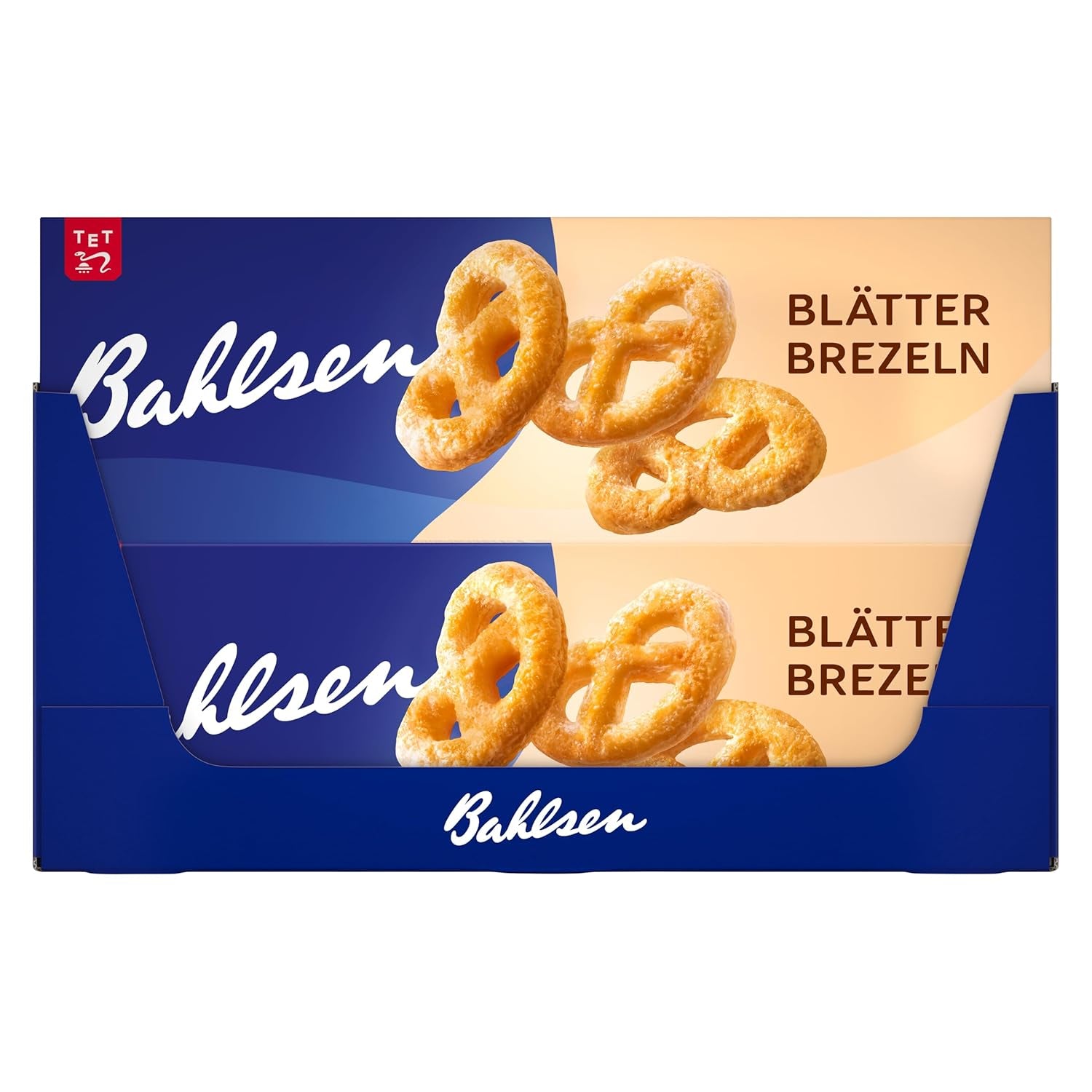 Bahlsen listové těsto - 12 ks - karamelizované listové těsto ve tvaru preclíku (12 x 100 g)
