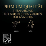 Sheba mokré krmivo pro koťata, v různých sáčcích, s lososem (MSC) a kuřecím masem v omáčce, multipack 40x85g